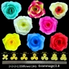 Artificial rose flower slices, brick and stone rose flower walls, artificial flowers, waterfall artificial flowers, wedding silk flowers, artificial flower slices Application Scenario